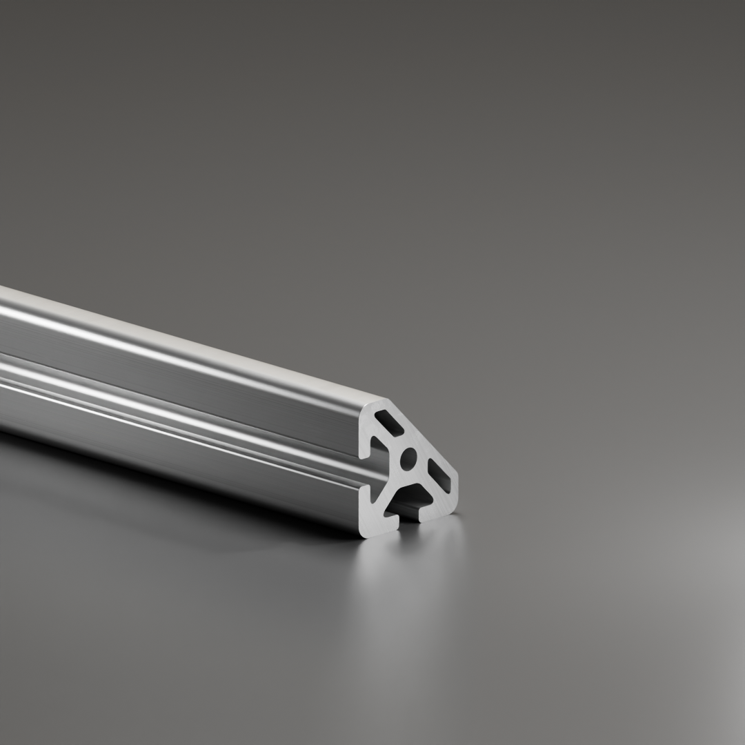 Profil aluminiowy AVP-I 8 ciężki 40 x 40 mm, G45°, rowek 8 mm