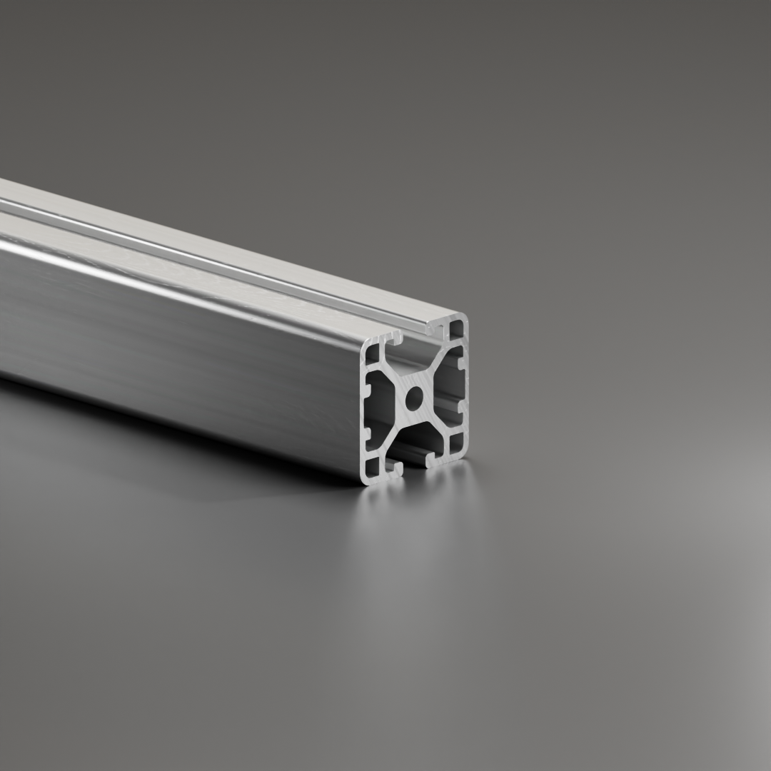 Profil aluminiowy AVP-I 6 Leicht 30 x 30 mm, rowek 6 mm, 2 rowki zamknięte, 180°