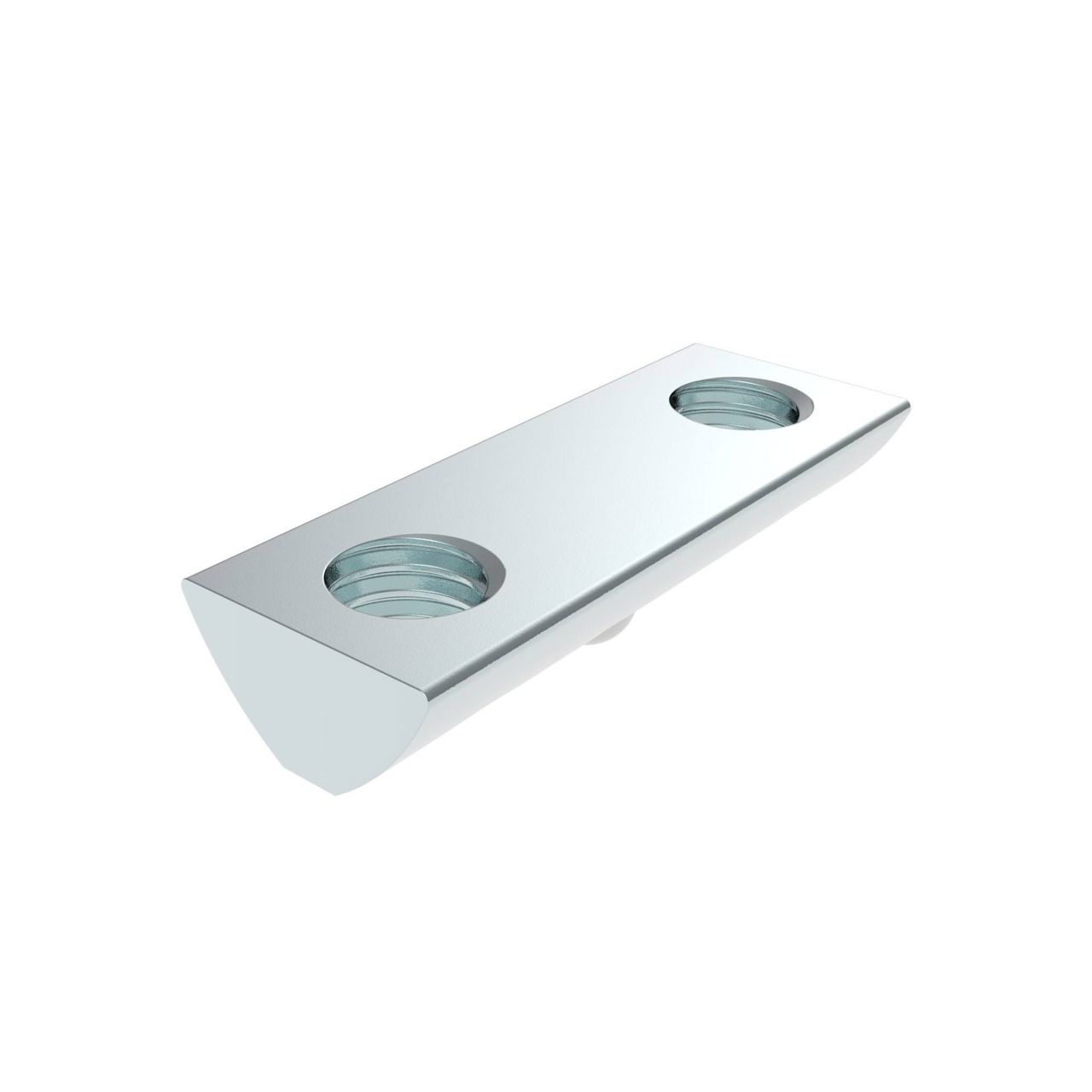 Podwójna nakrętka rowkowa, rowek 8, 13,7 x 7,0 mm, do wkręcania, stal ocynkowana, M8