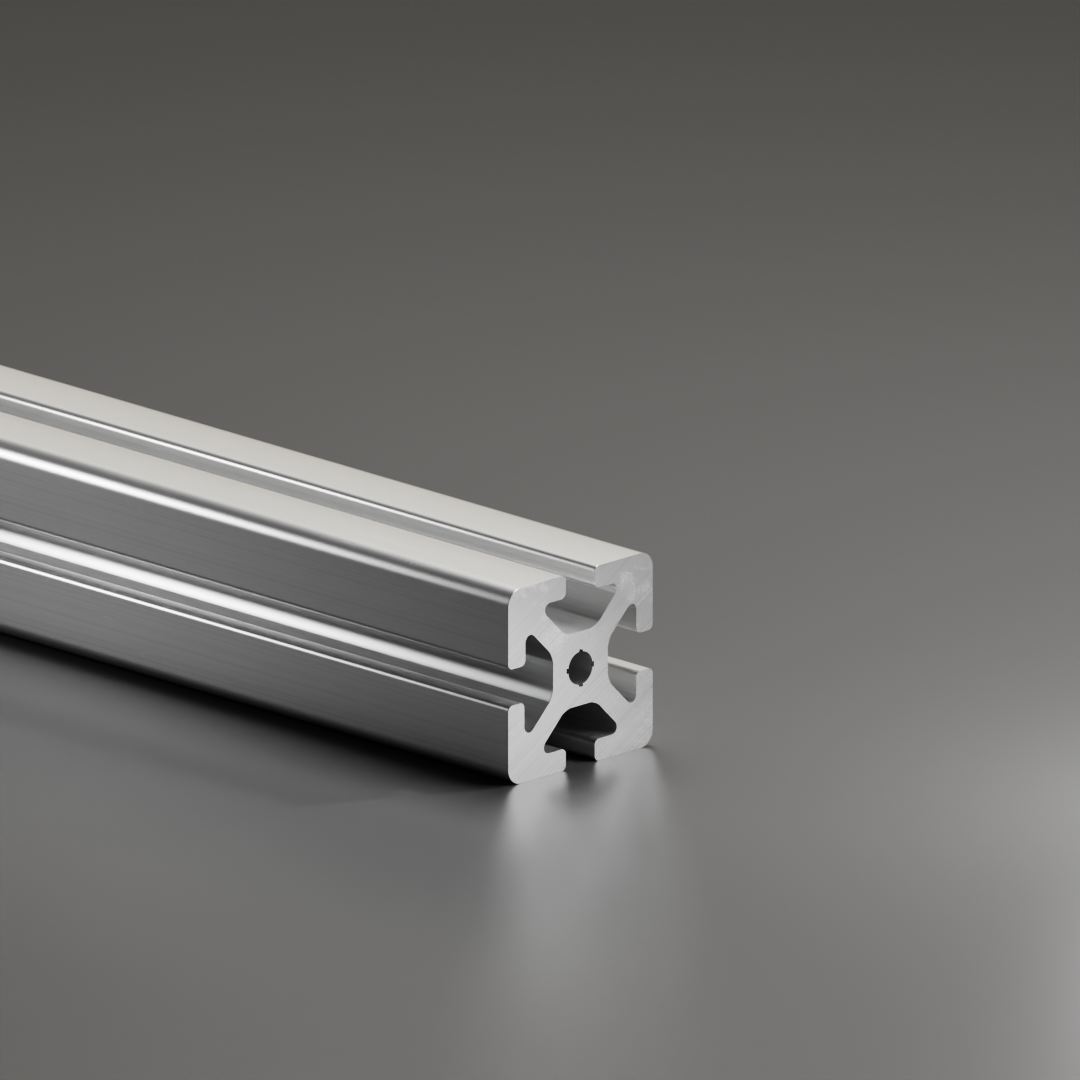 Profil aluminiowy AVP-I 8 ciężki 40 x 40 mm, rowek 8 mm