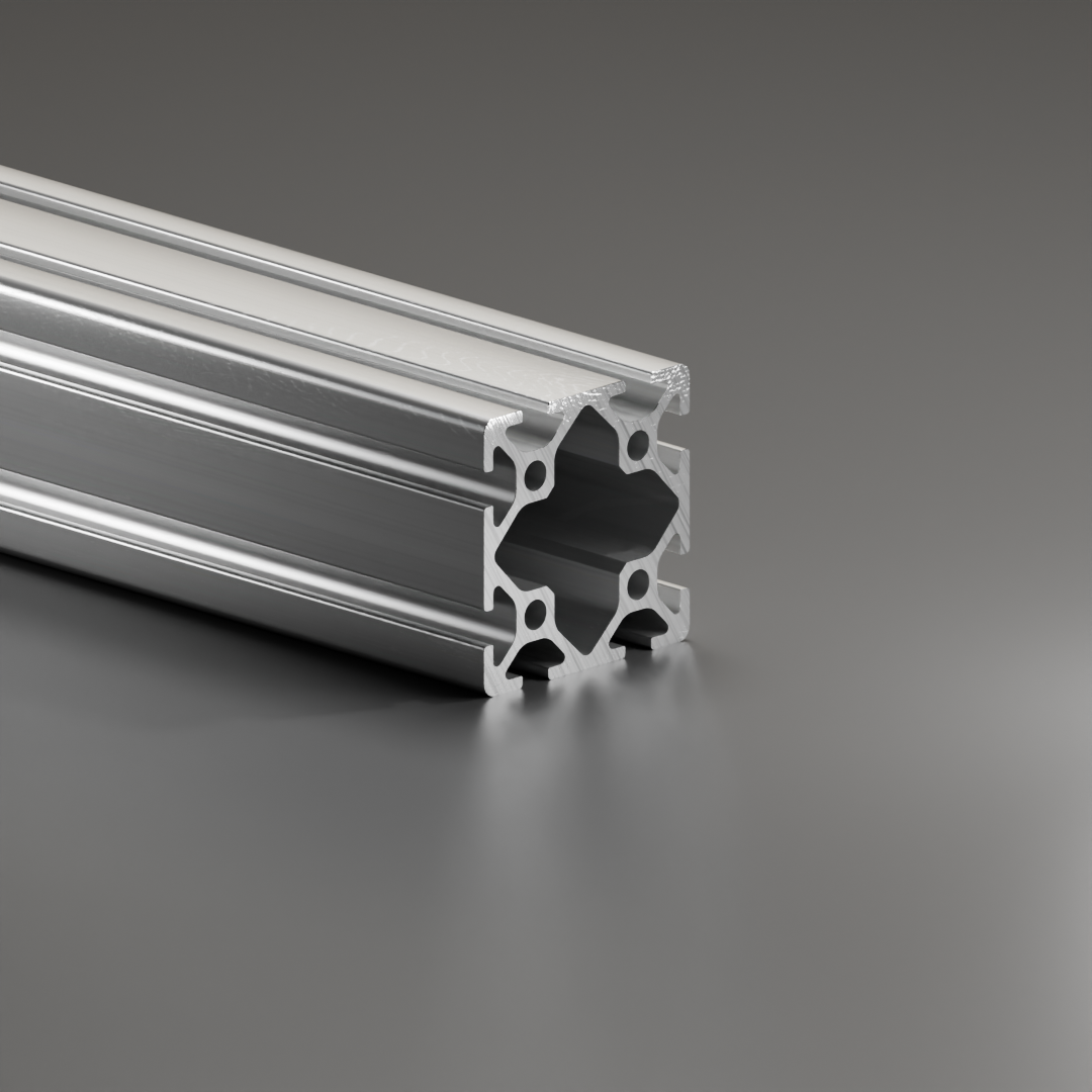 Profil aluminiowy AVP-I 5 Leicht 40 x 40 mm, RA20, rowek 5 mm, czarny