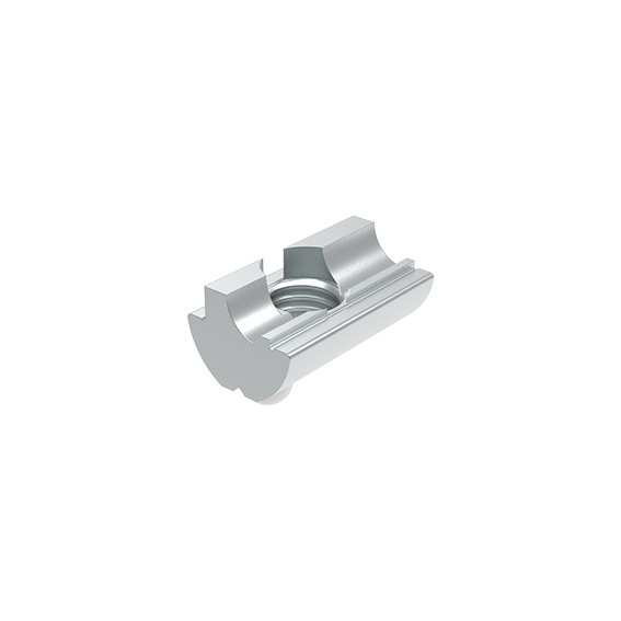 Nakrętka z rowkiem 8 M6 13,0 x 10,0 mm, z możliwością obrotu, z kulką sprężynową