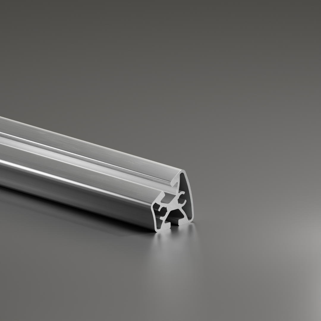 Profil aluminiowy AVP-I 8 lekki 40 x 80 mm, R40/80 30°, rowek 8 mm