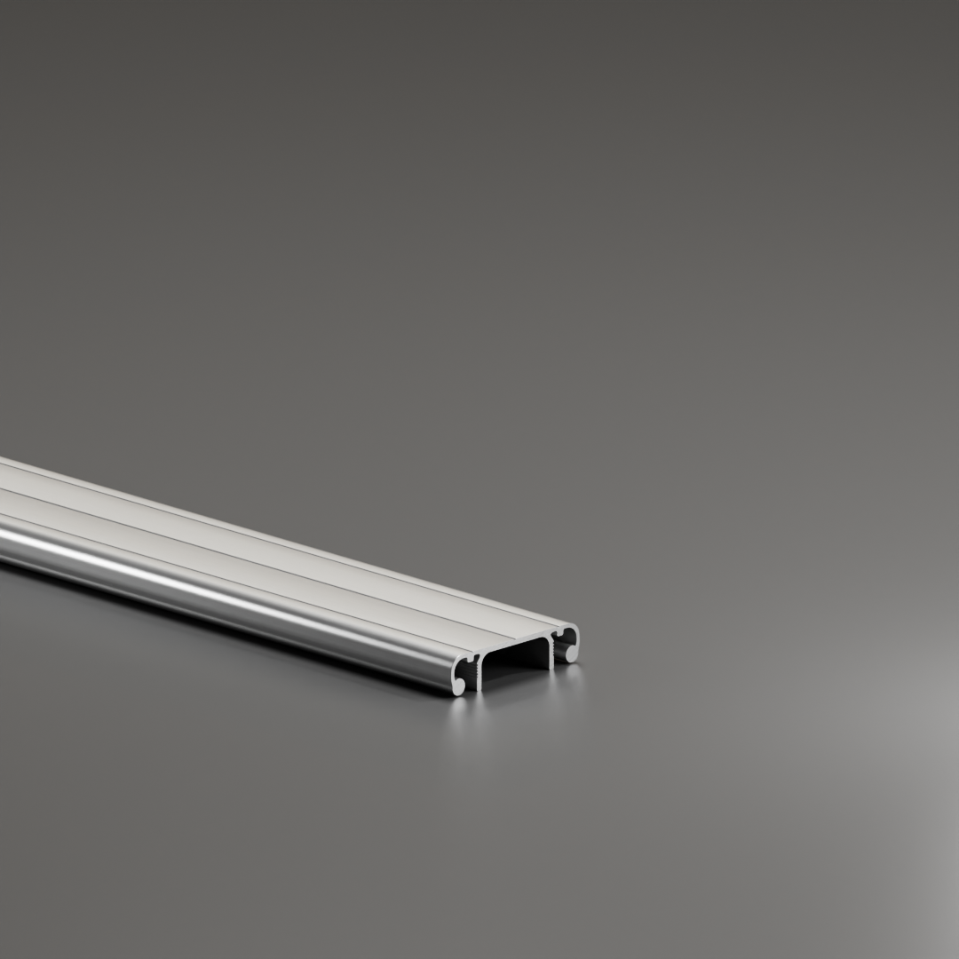 Profil aluminiowy AVP-I KK light 40 x 9,5 mm, profil kanału kablowego z pokrywą