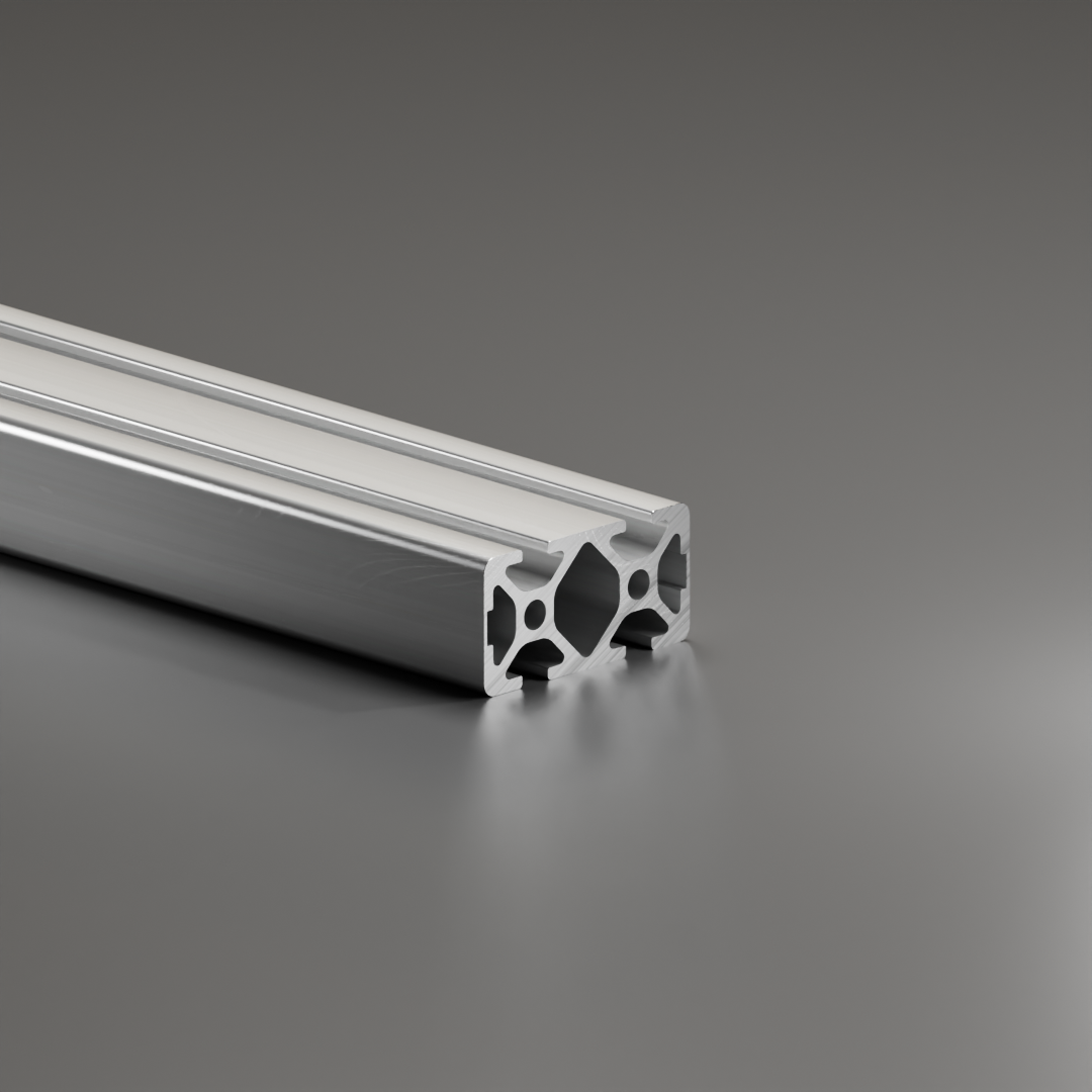 Profil aluminiowy AVP-I 5 Leicht 40 x 20 mm, 2 rowki zamknięte, 180°, rowek 5 mm