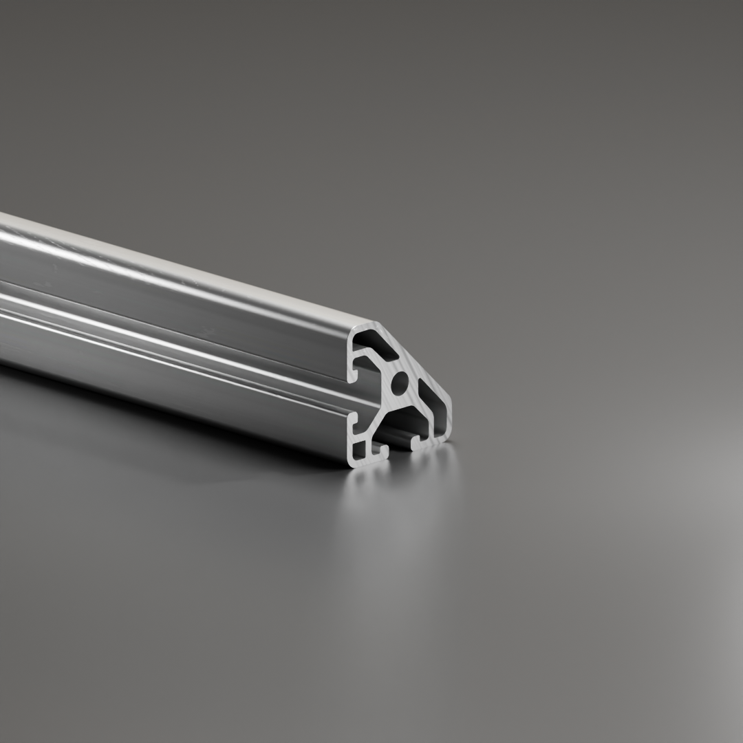 Profil aluminiowy AVP-I 6 Leicht 30 x 30 mm, G45°, rowek 6 mm
