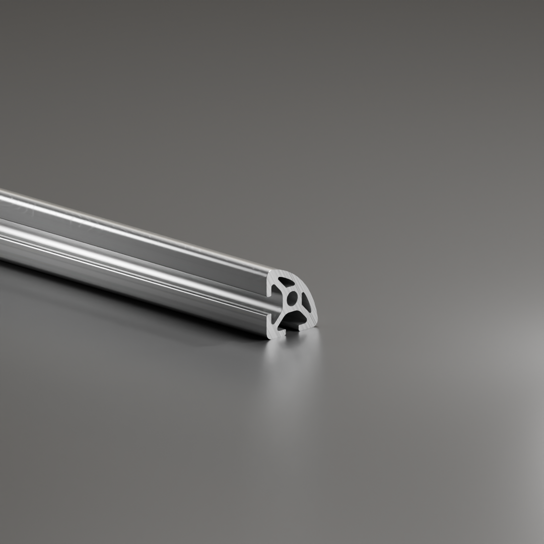 Profil aluminiowy AVP-I 5 Leicht 20 x 20 mm 90°, rowek 5 mm