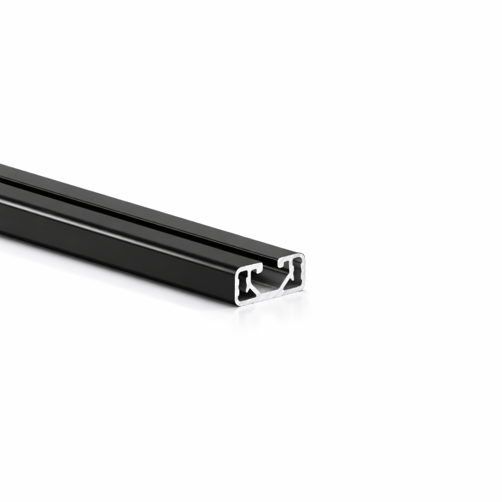 Profil aluminiowy AVP-I 6 Leicht 30 x 12 mm, rowek 6 mm, czarny