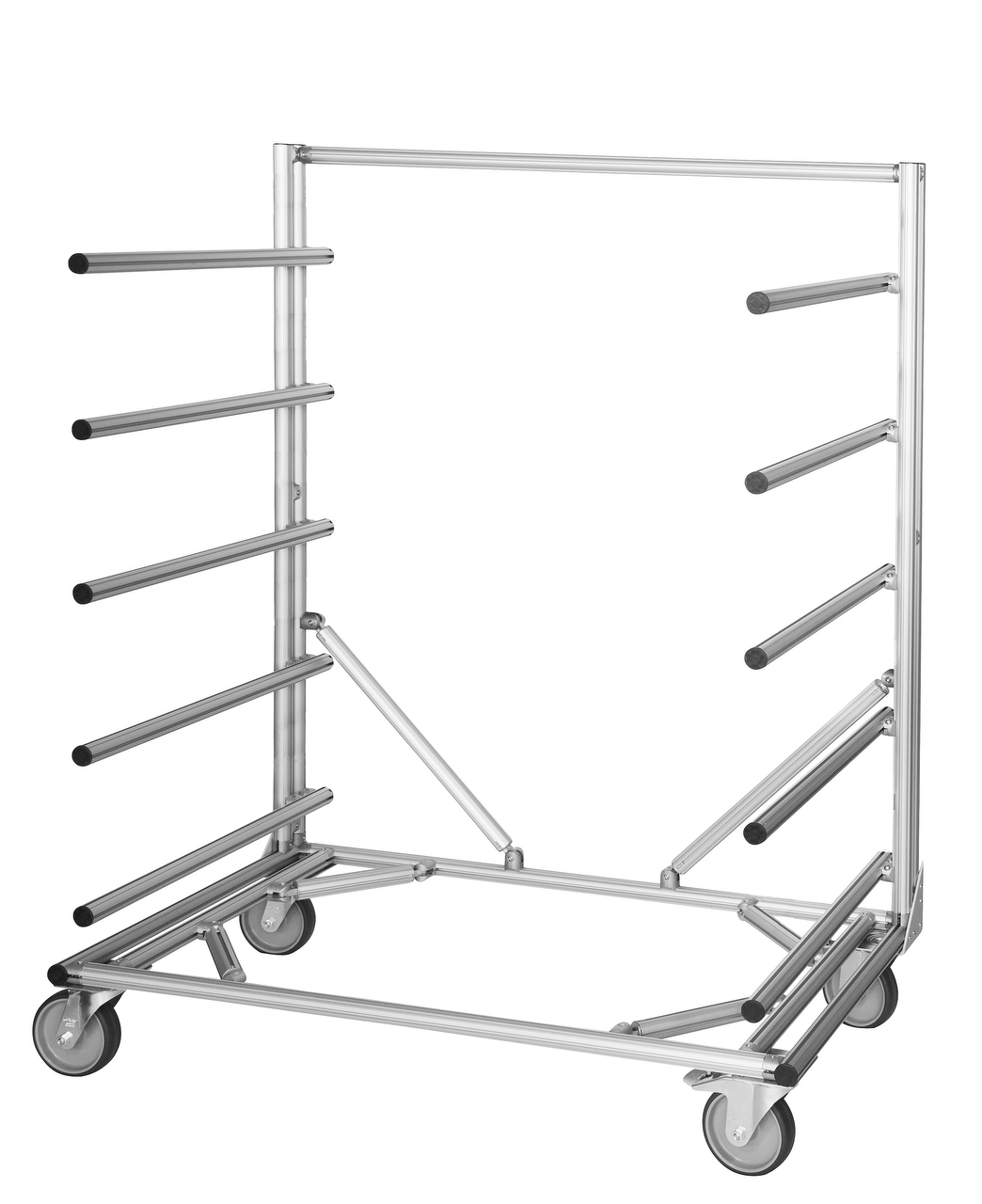 Wózek wielopoziomowy do transportu tac 1380 x 800 x 1770