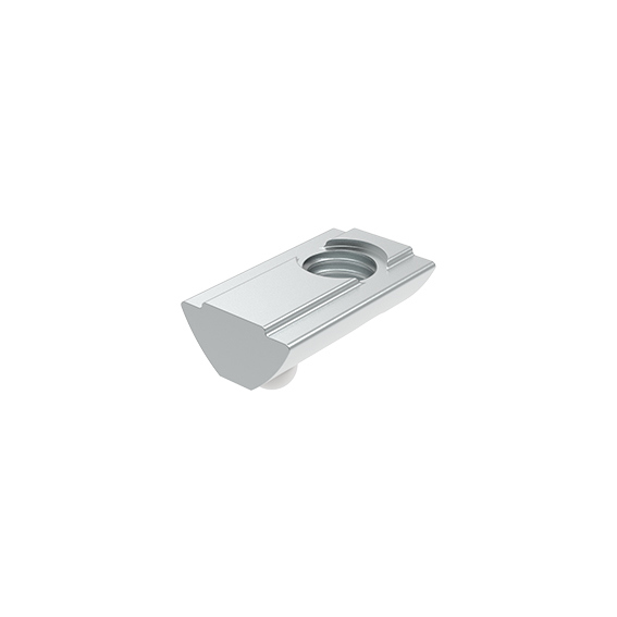 Nakrętka rowkowa ESD, rowek 8, M4, 13,5 x 7,2 mm, z możliwością obrotu, z kulką sprężynową