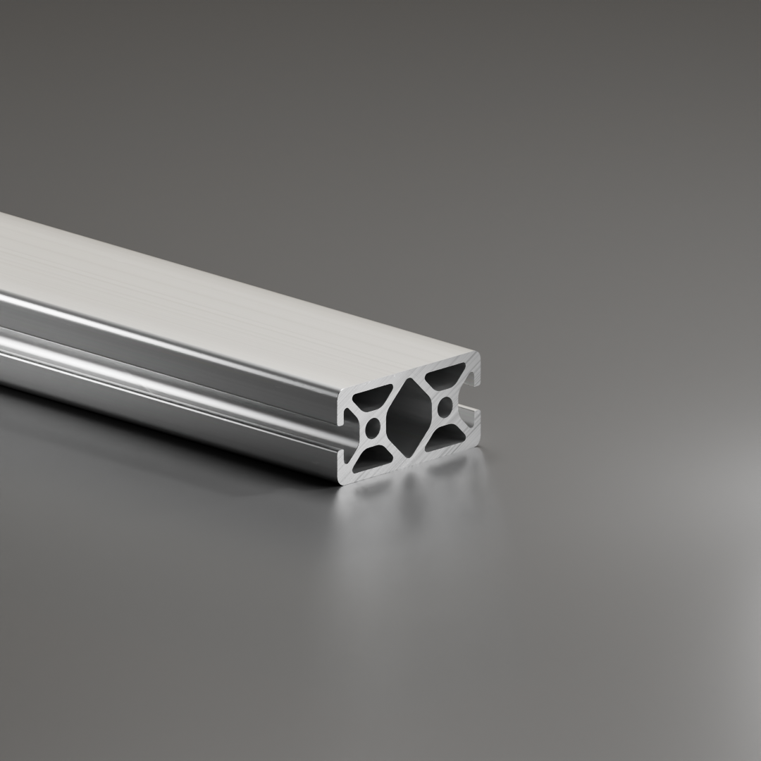 Profil aluminiowy AVP-I 5 Leicht 40 x 20 mm, 4 zamknięte rowki, 180°, szerokość rowka 5 mm