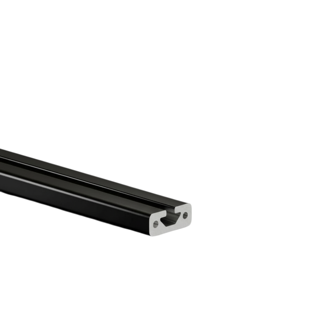 Profil aluminiowy AVP-I 8 ciężki 40 x 16 mm, rowek 8 mm, czarny