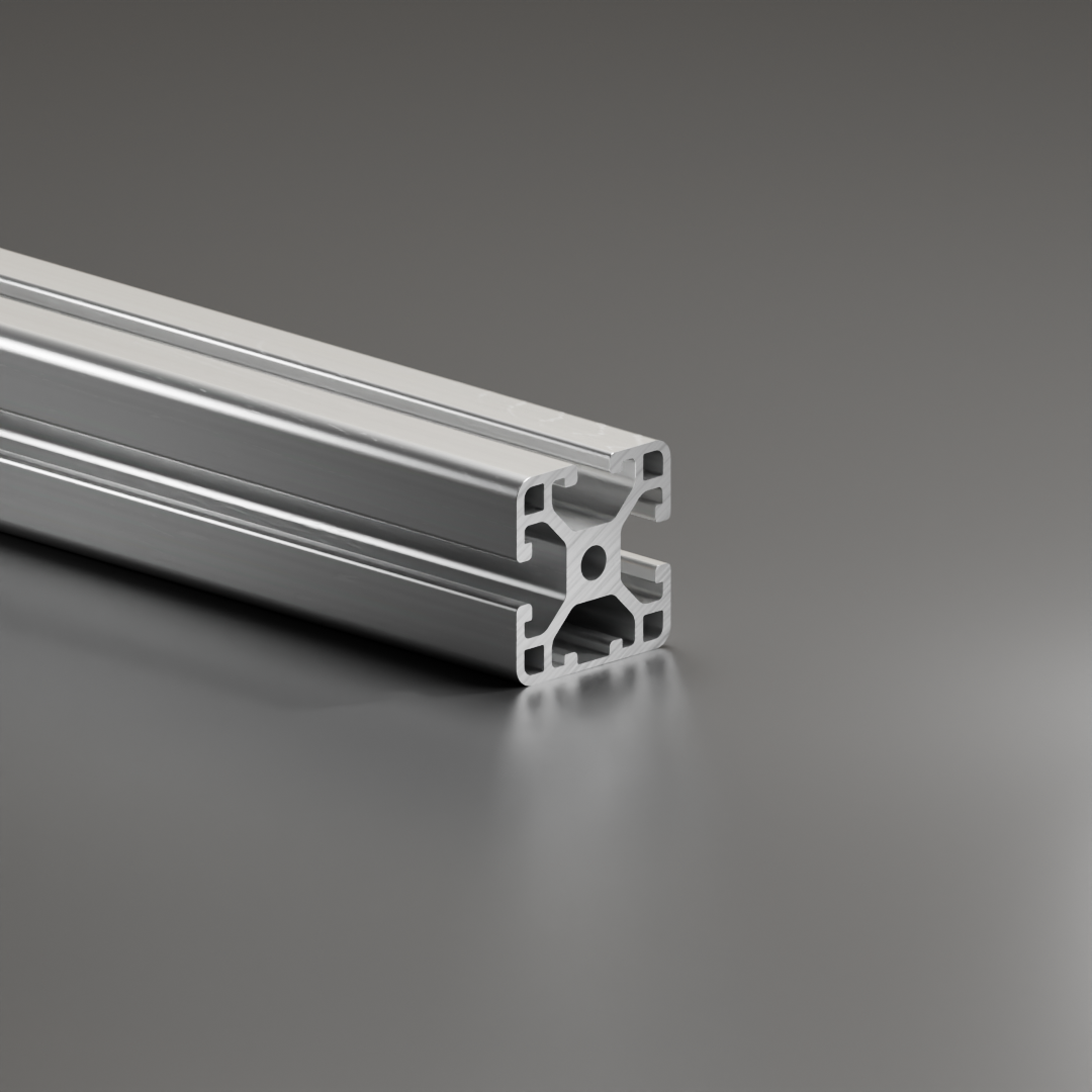 Profil aluminiowy AVP-I 6 Leicht 30 x 30 mm, rowek 6 mm, 1 zamknięty rowek