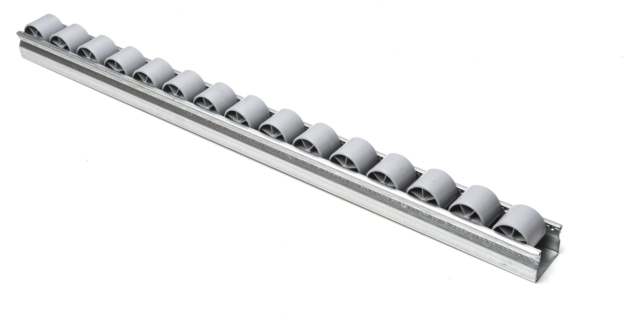 Listwa z rolkami standardowymi P33, szara
