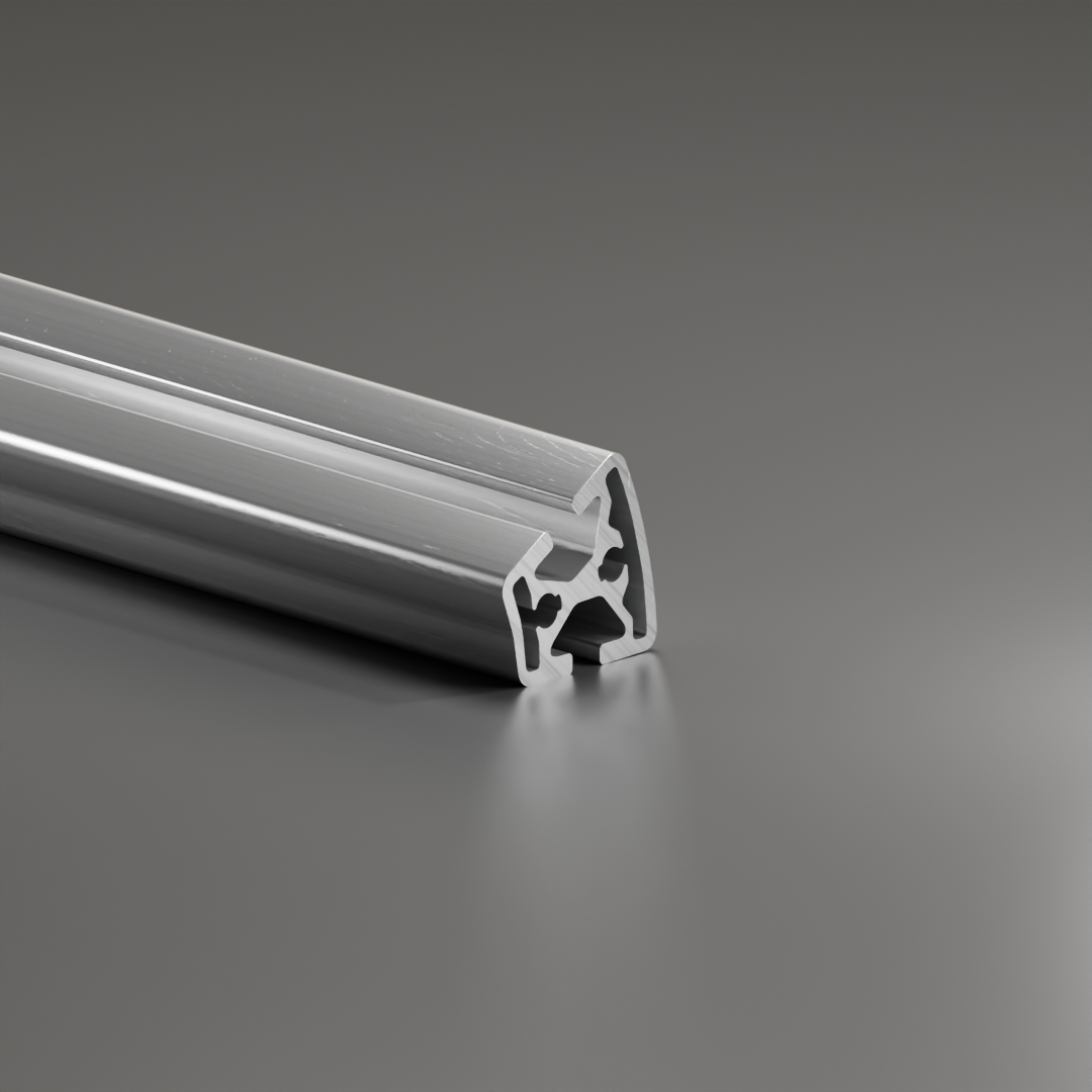 Profil aluminiowy AVP-I 6 Leicht 30 x 30 mm R30/60-30°, rowek 6 mm